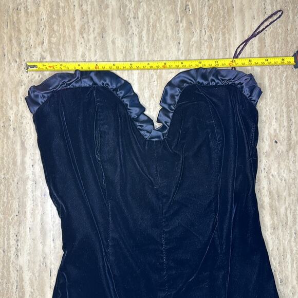 Vintage MIDI Mermaid Tulle Bottom Velvet Base Sequins - Picture 6 of 11